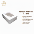 Rectangle Window Box – 13 x 18 x 5 cm | Cake Packaging