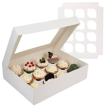 12 Cavity Cupcake Box