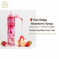 Fun Drips Strawberry Syrup Decor Sauce