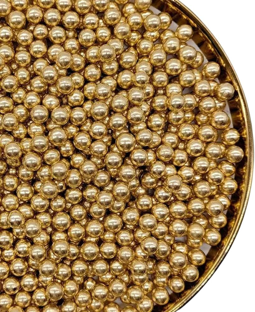Imported Golden Dragees 7MM - 20gm Pouch
