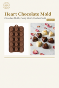 Heart Chocolate Mold - 15 Cavity