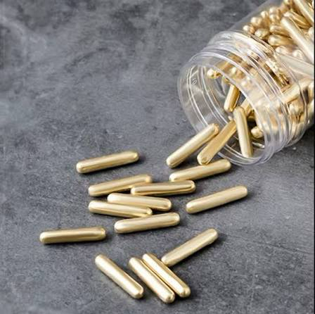 Imported Edible Golden Rods - 100gm Bottle