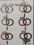 Mini ring topper pack of 6pcs