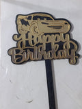 Happy birthday acrylic cake decoration topper