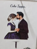 Couple cake decoration topper design 3