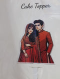 Couple cake decoration topper