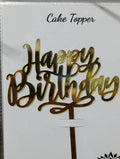 Happy birthday acrylic cake topper design 5