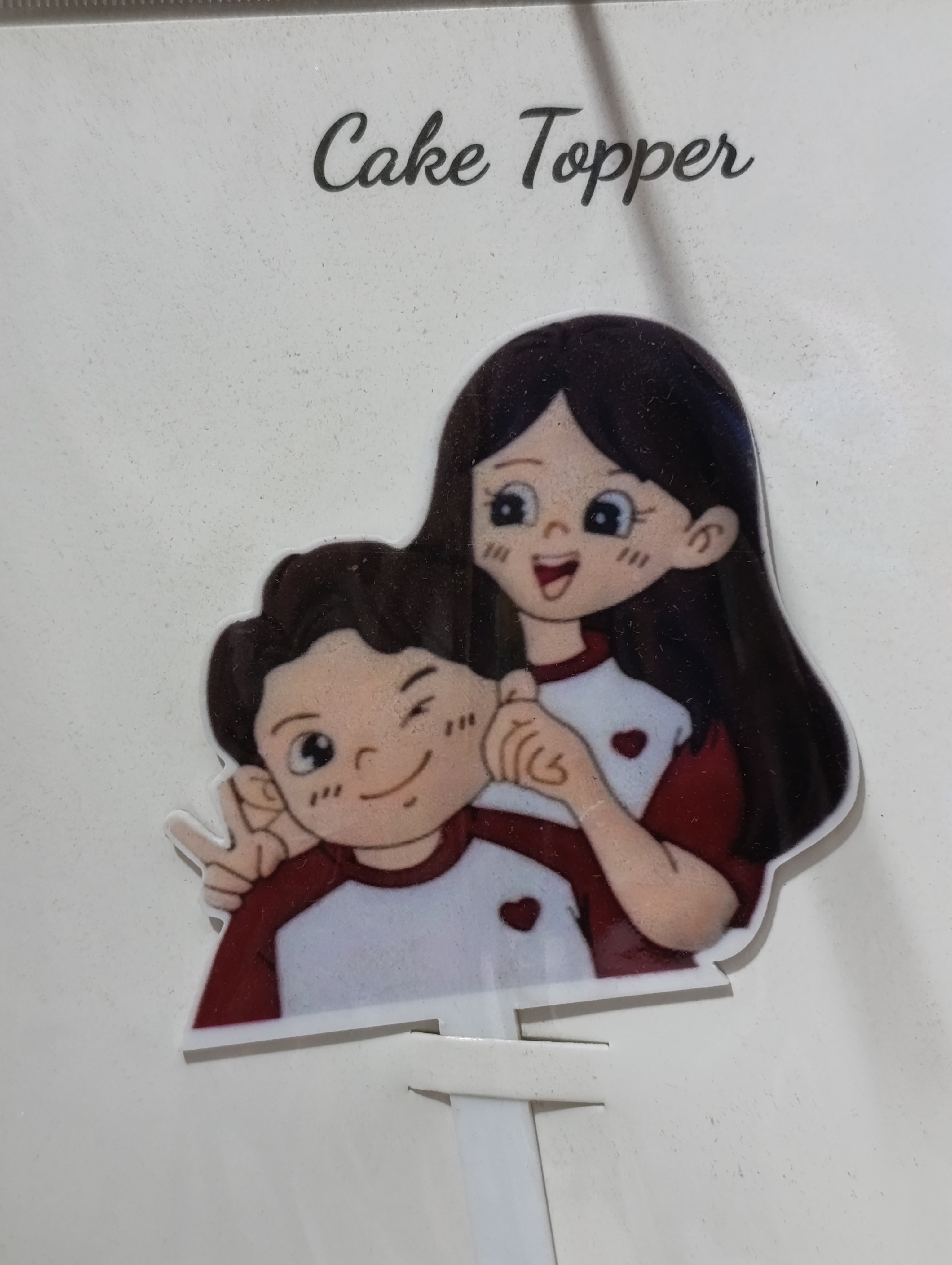 Couple cake decoration topper