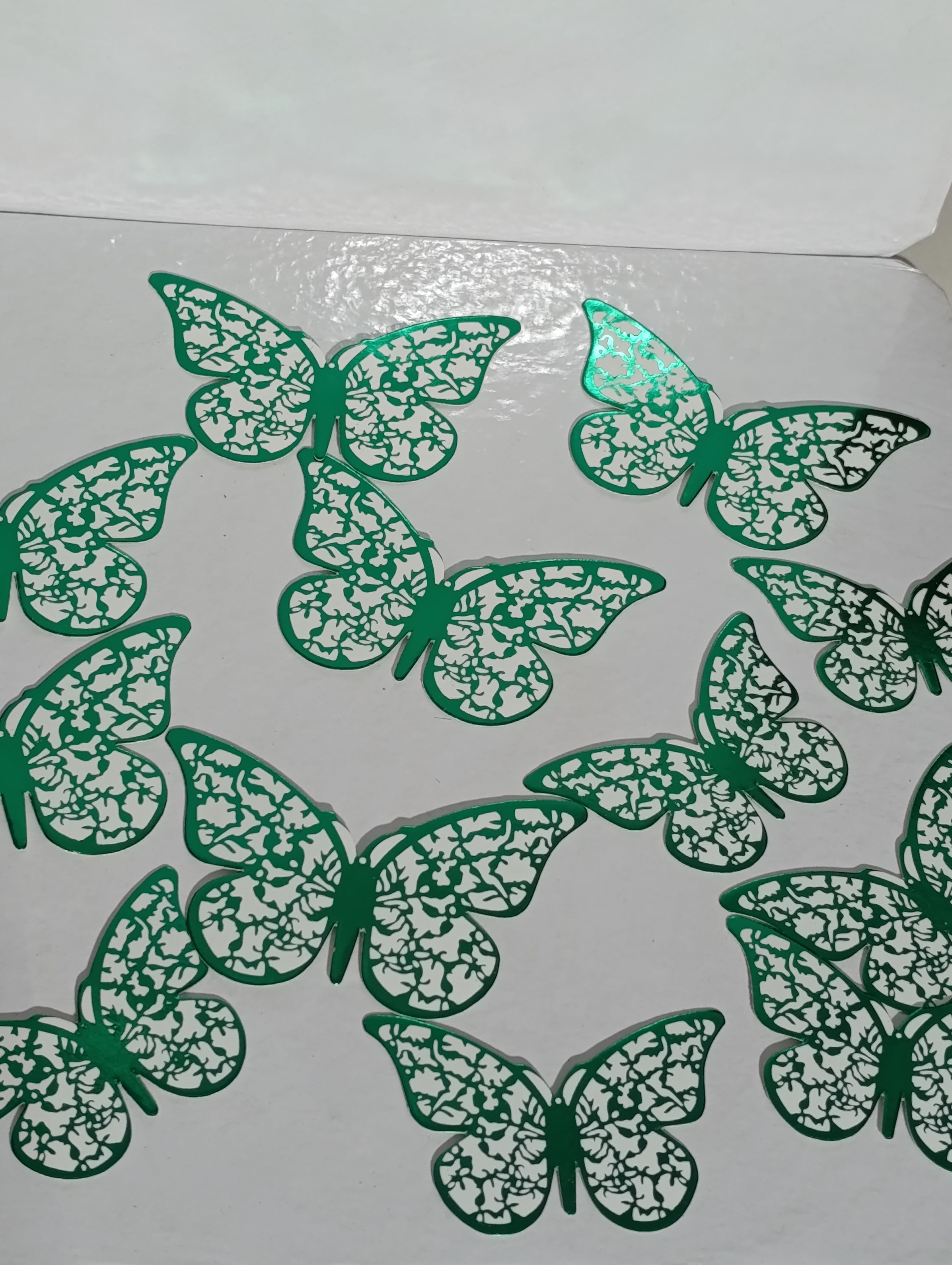 12 PCS 3D Butterfly Decoration